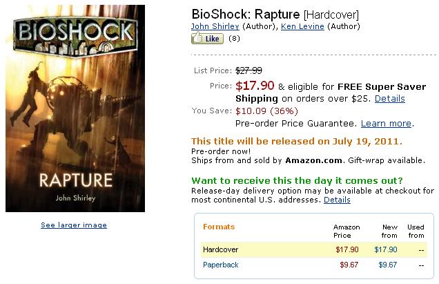 Bioshock - Rapture on Amazon